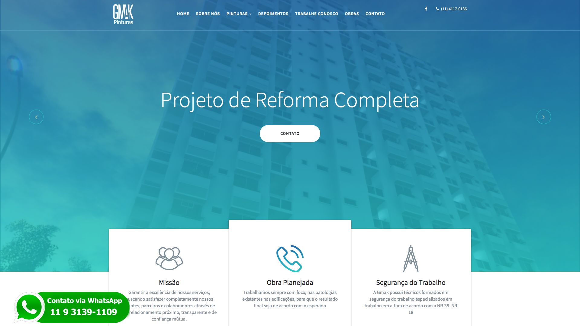 Desenvolvimento de Sites - GMAK do Brasil