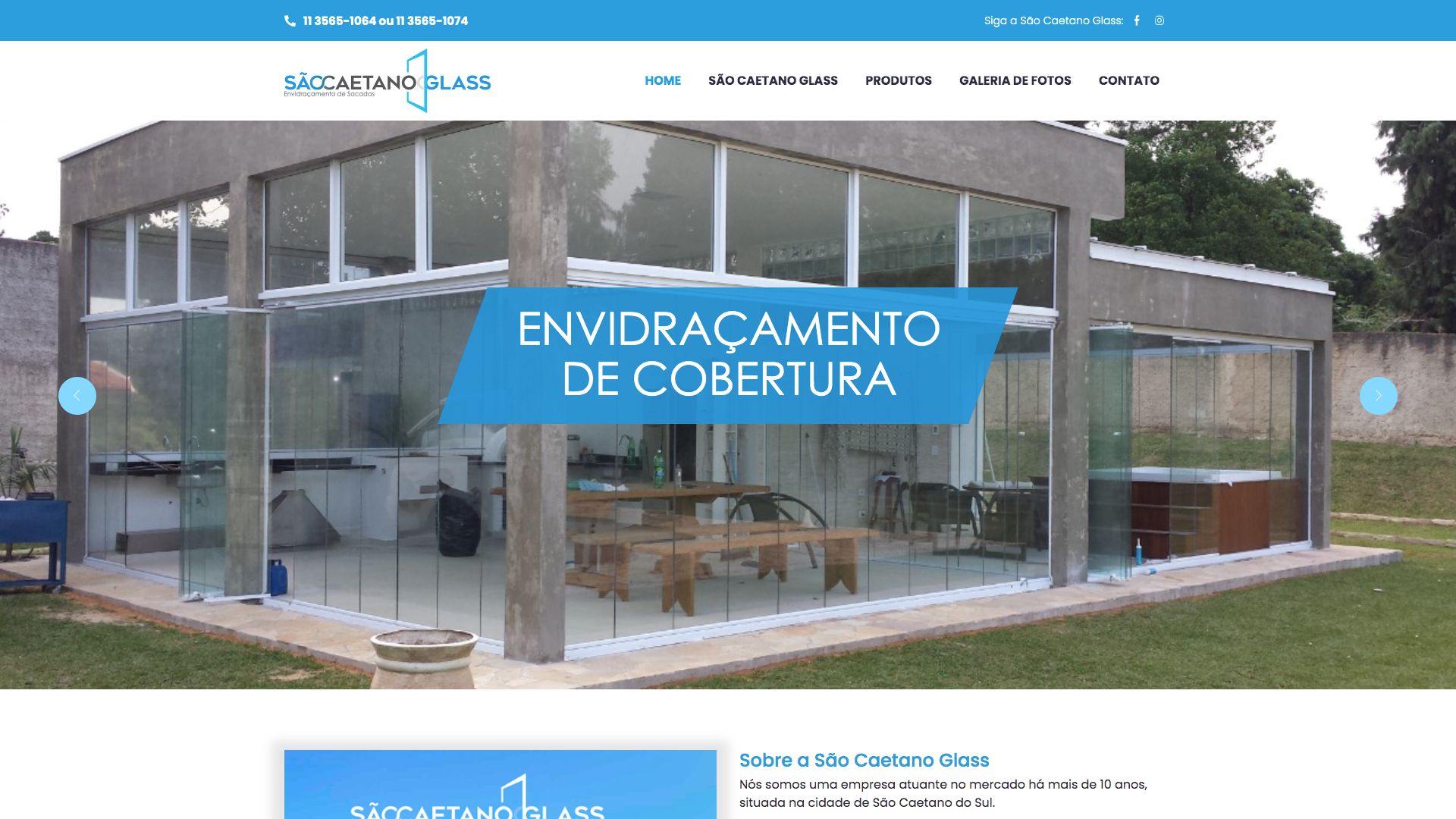 Desenvolvimento de Sites - São Caetano Glass