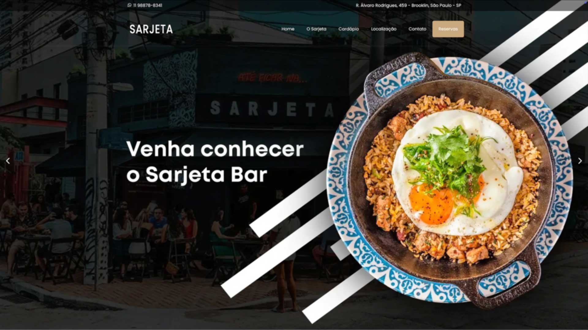 Desenvolvimento de Sites - Sarjeta Bar