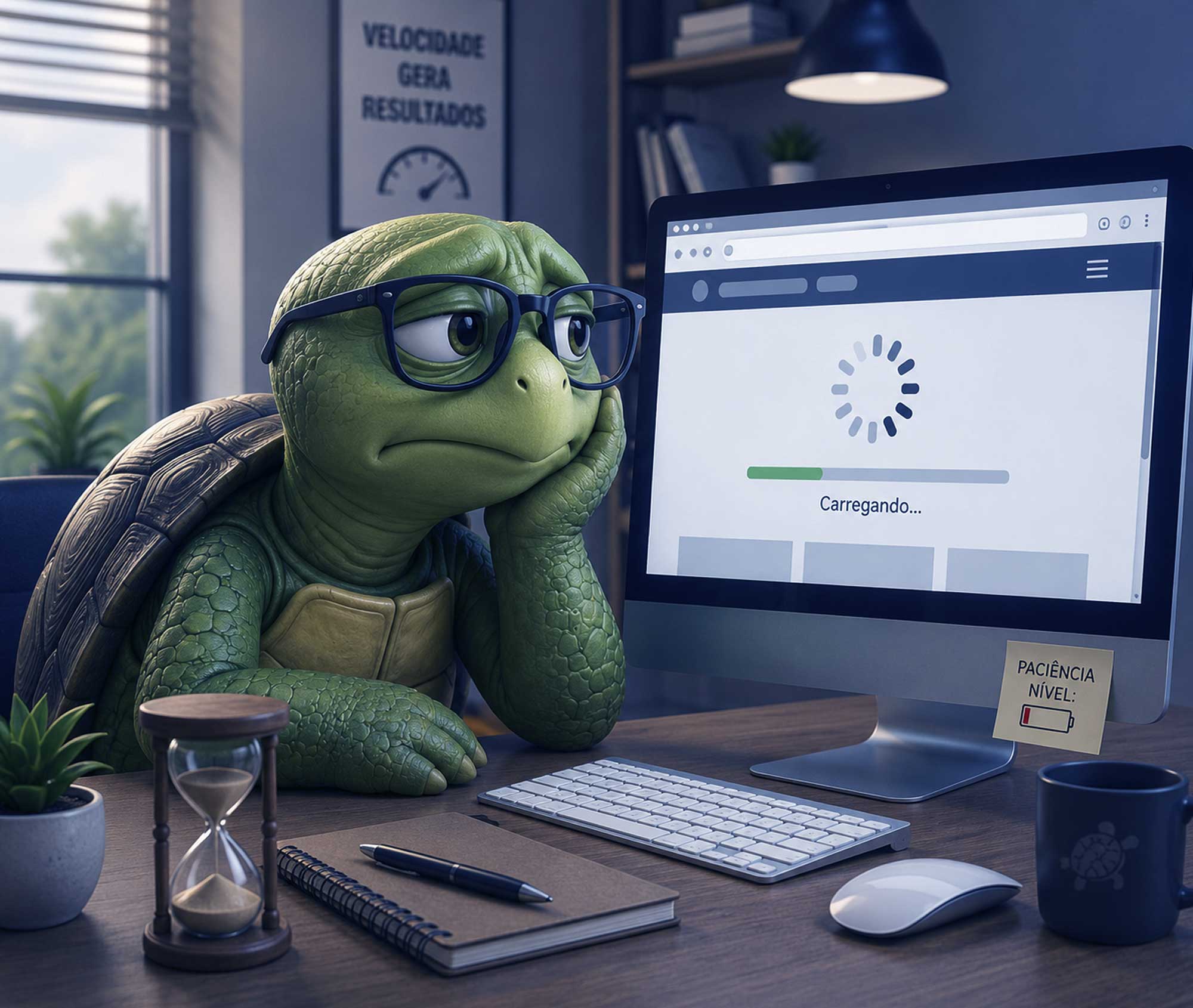 Otimização de site lento pela Bela Agência